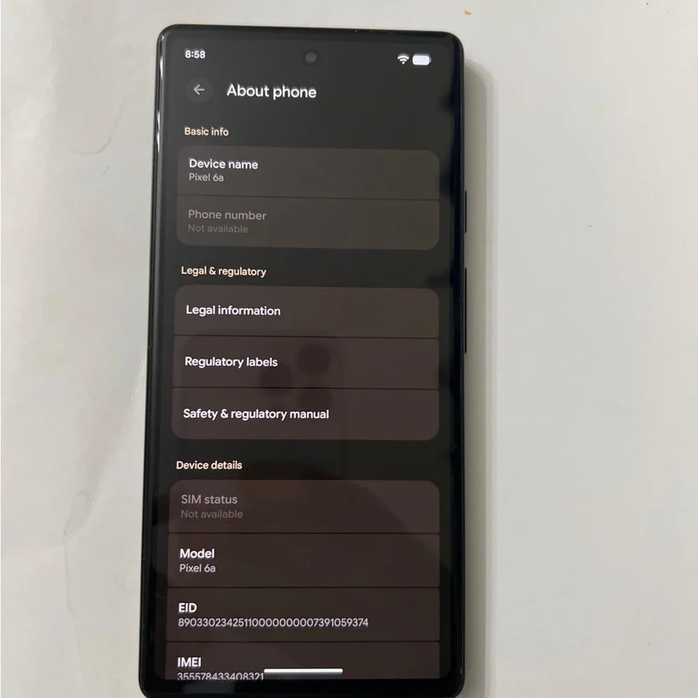 Google Smartphone in Charcoal and Slate
